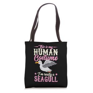 This Is My Human Costume I'M Really A Seagull Halloween Tote Bag C XD